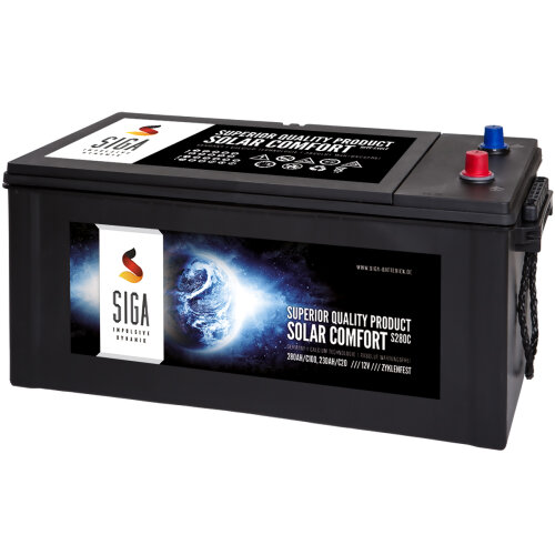 SIGA Solar Comfort Solarbatterie 280Ah 12V