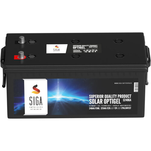 SIGA Solar Optigel Batterie 240Ah 12V, 469,90 €