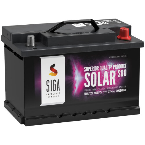 SIGA Solarbatterie 60Ah 12V