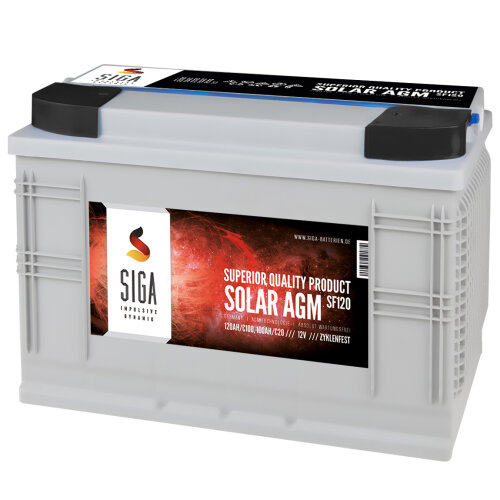 SIGA Solarbatterie AGM 120Ah 12V